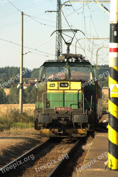 Railway Locomotive Electric Locomotive Historically Rail Traffic