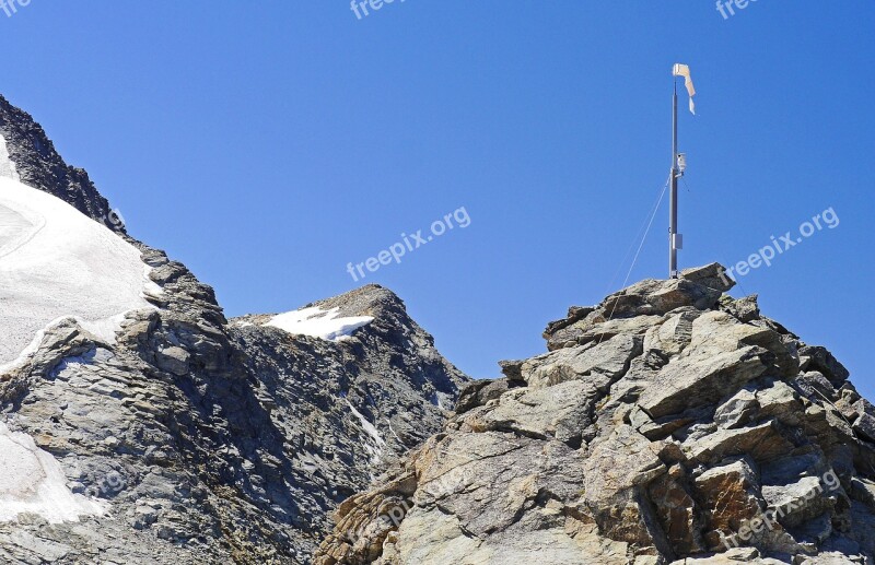 High Alps Corvatsch Webcam Wind Sock Rock