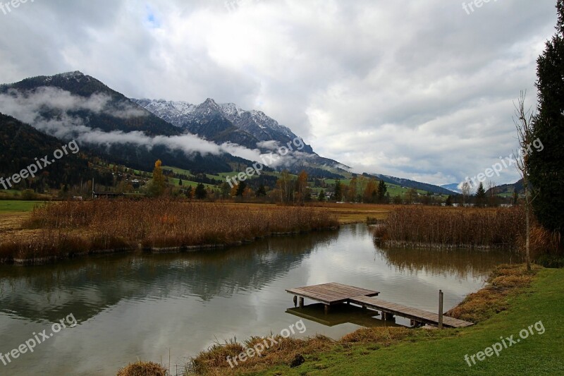 Autumn Autumn Mood Color Lake View Mountains