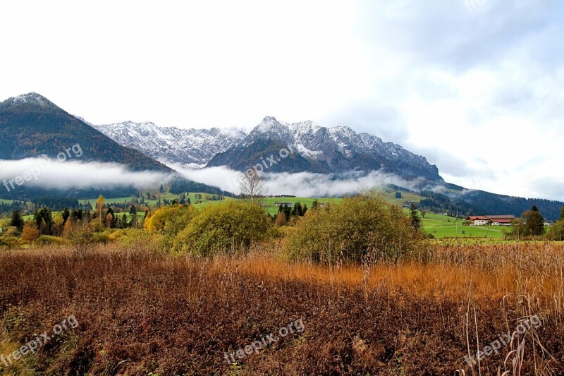 Autumn Mood Colorful Nature Tyrol October Autumn Landscape