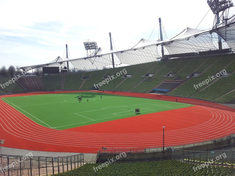 Munich Olympic Stadium Stadium Architecture Grandstand