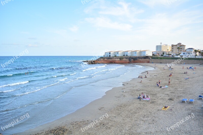 Beach Spain Sea Coast Sand