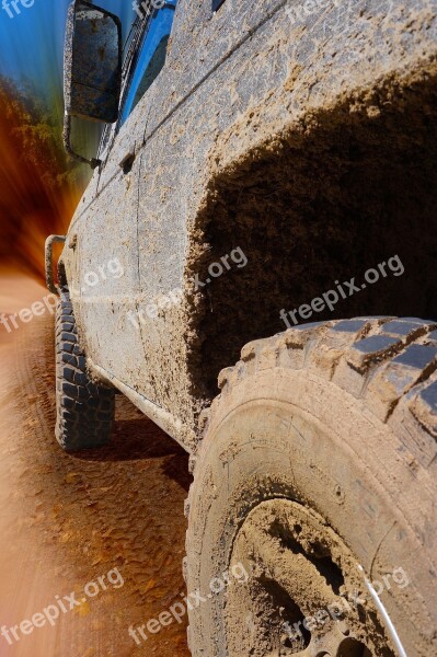 Vehicle Cross-country Muddy Dirty Off-road