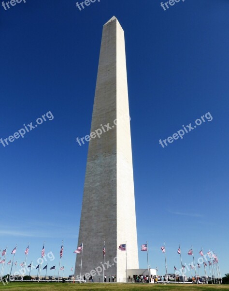 Monument Needle Obelisk Washington Memorial