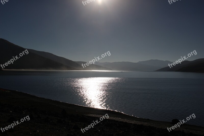 Yanghu Lhasa Tibet Mountain Landscape