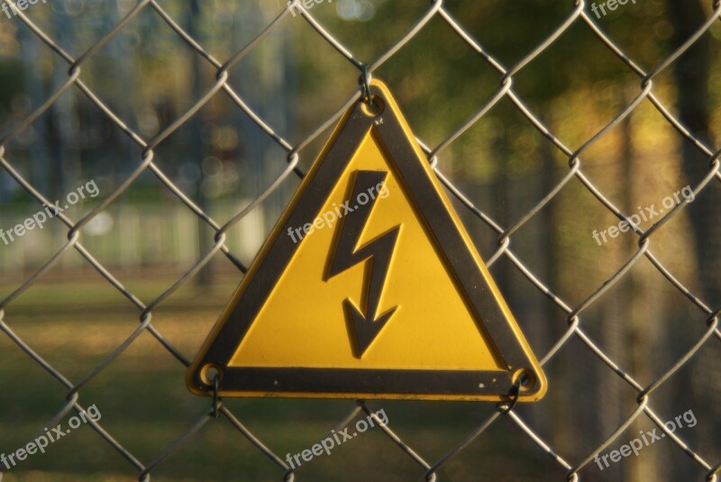 Warnschild High Voltage Danger Of Death Fence Energy