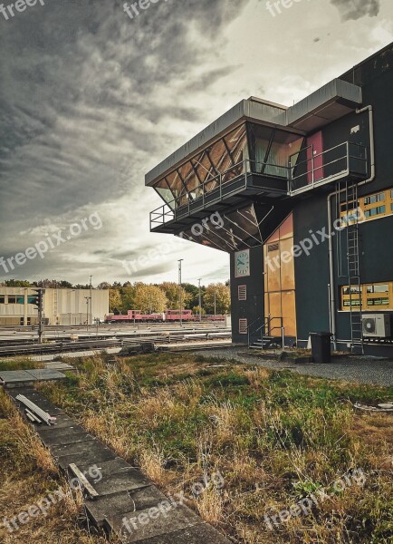 Signal Box Traffic Train Rail Traffic Control