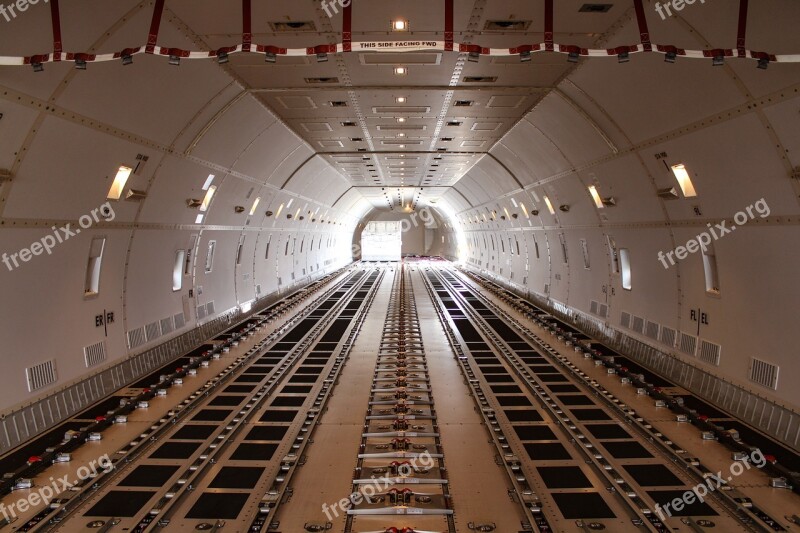 Boeing 747 Cargo Deck Sky Jet