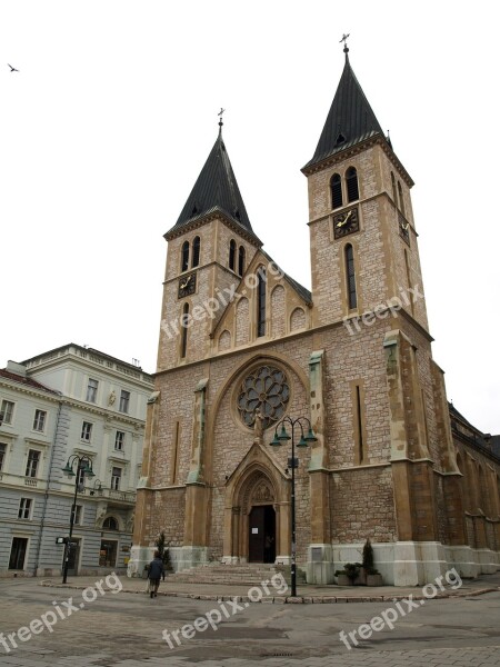 Sarajevo Church Cathedral Religion Building