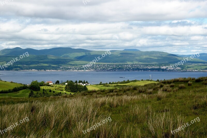 River Clyde Hills Landscape Golf Course Sky