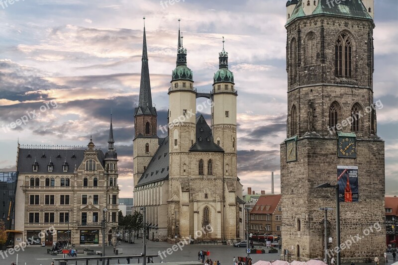 Church Late Gothic Hall Saale Saxony-anhalt