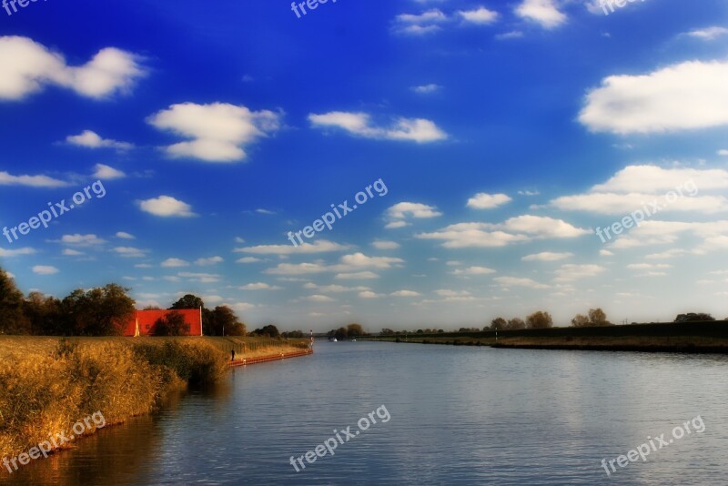 River All Verden Autumn Sky