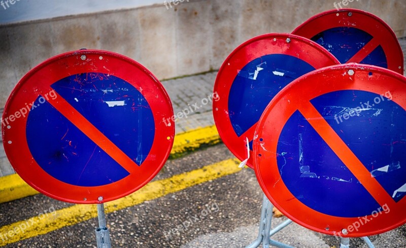 Forbidden Ban Warning Red Stop