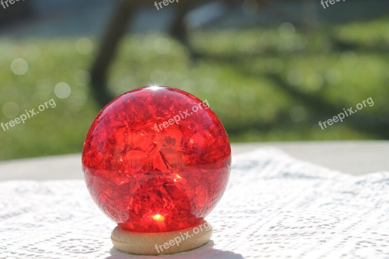 Crystal Ball Red Energy Place Of Power Free Photos