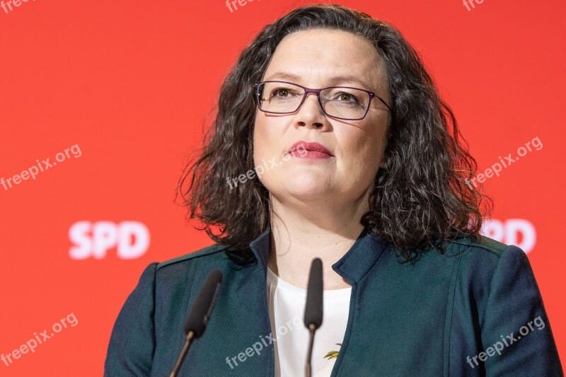 Andrea Nahles Politician Berlin Germany Next