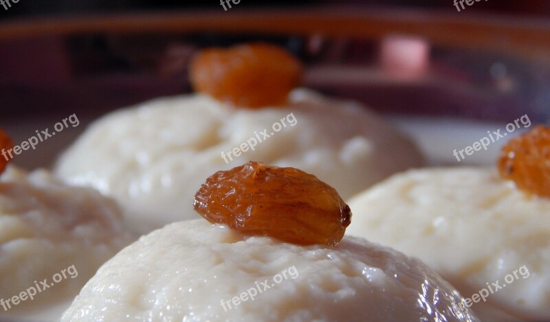 Ras-malai Bengali Sweet Dish Rossomalai Dessert