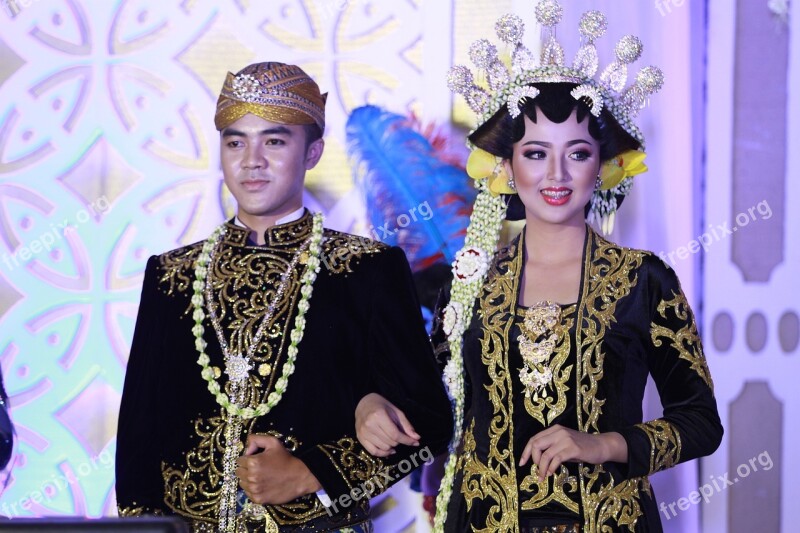 Java Wedding Traditional Asia Ethnic