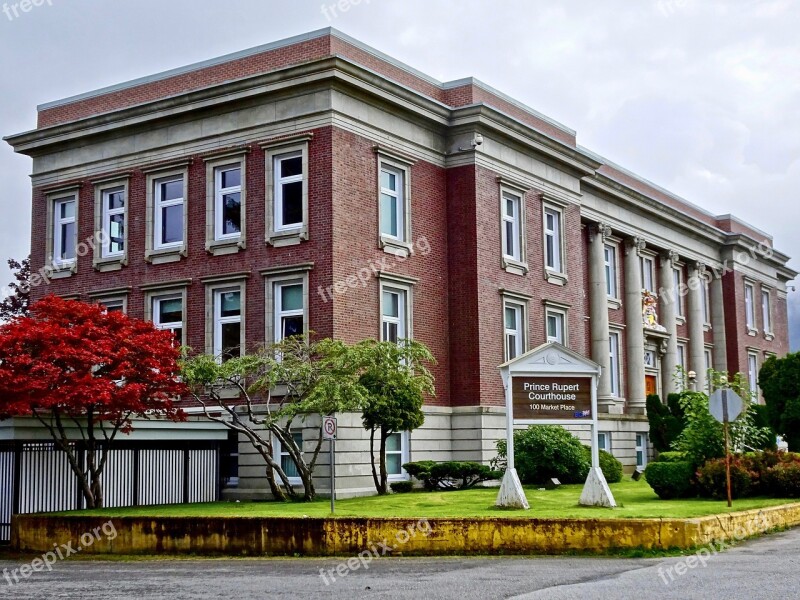 Building Formal Courthouse Architecture Establishment