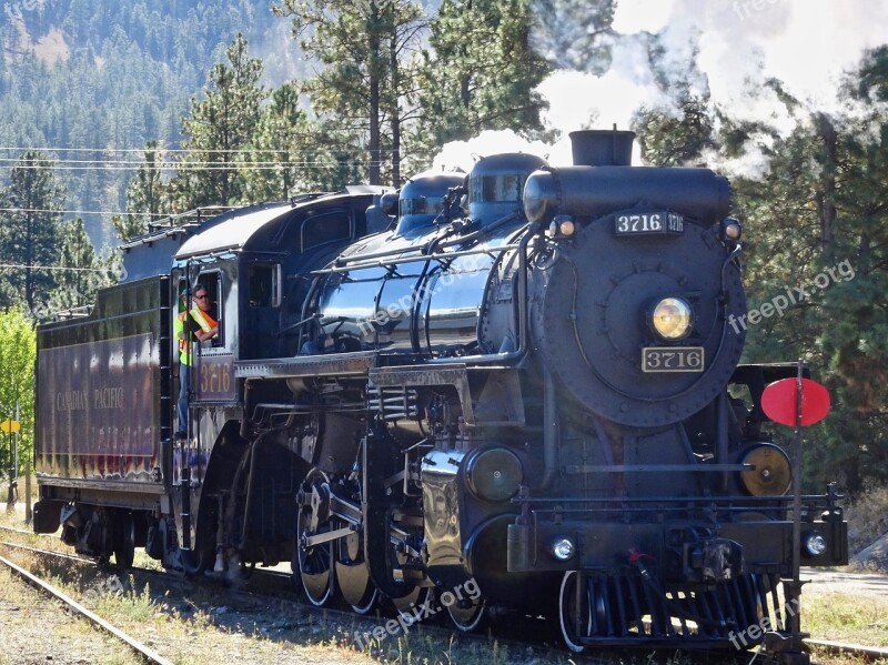 Steam Train Railway Vintage Nostalgia