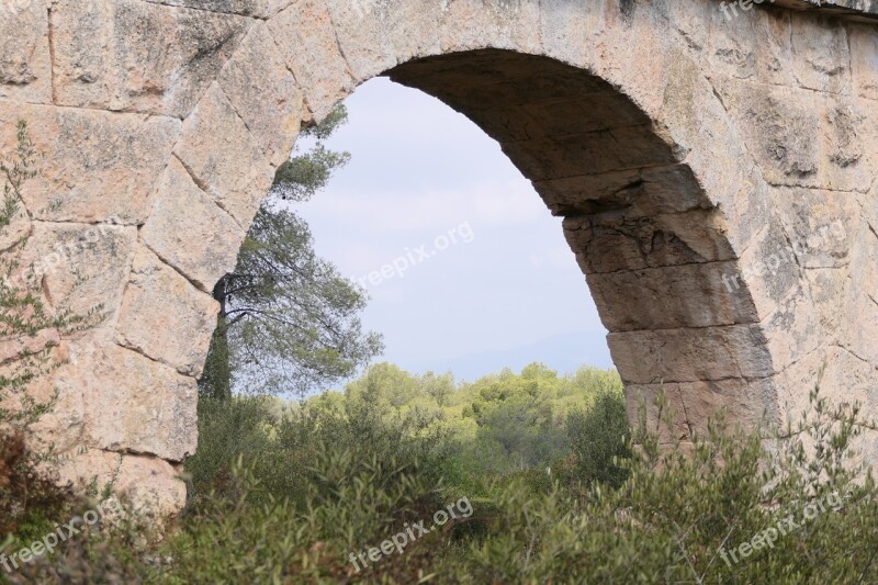 Aqueduct Of Tarragona Free Photos