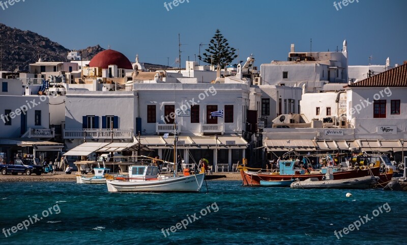 Port Houses Sea Wind Boat