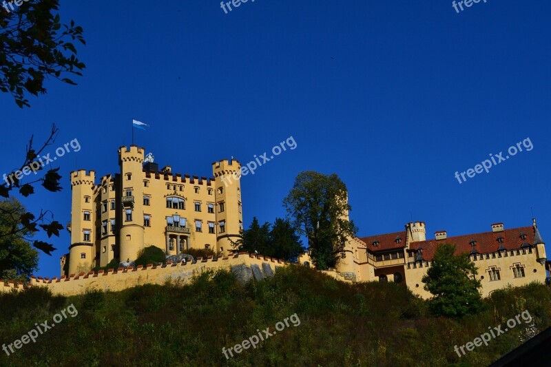 Castle Hohenschwangau Bavaria Germany Füssen