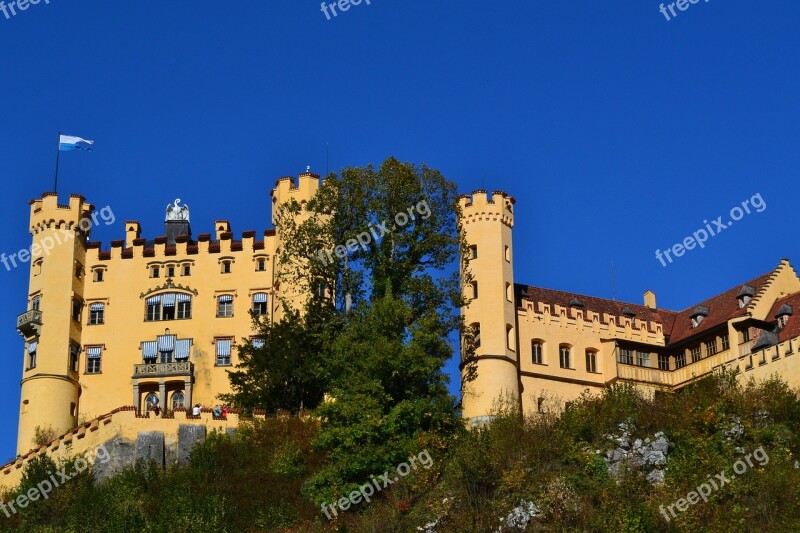 Castle Hohenschwangau Bavaria Germany Füssen