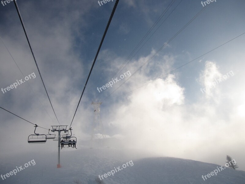 Ski Cables Lifts Free Photos