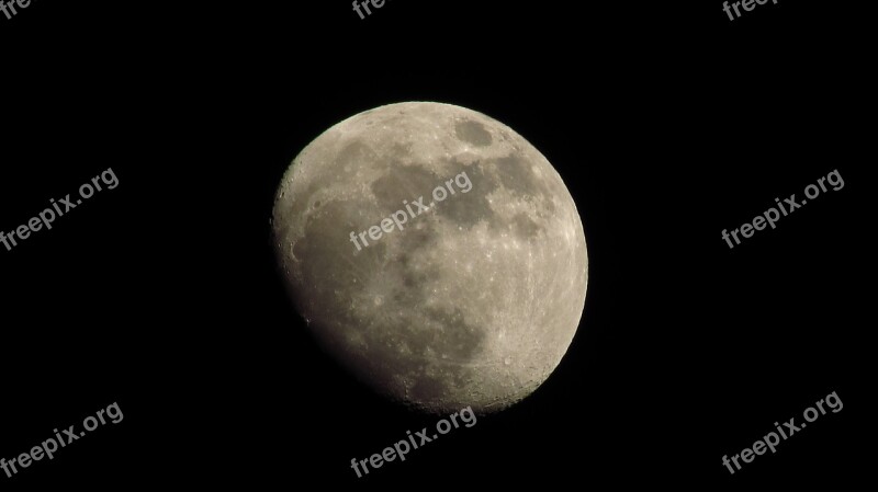 Moon Month Night Moonlight Astronomy