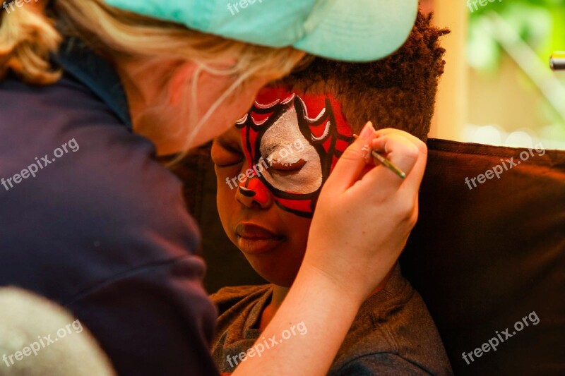 Body Painting Summer Kids Boy Art