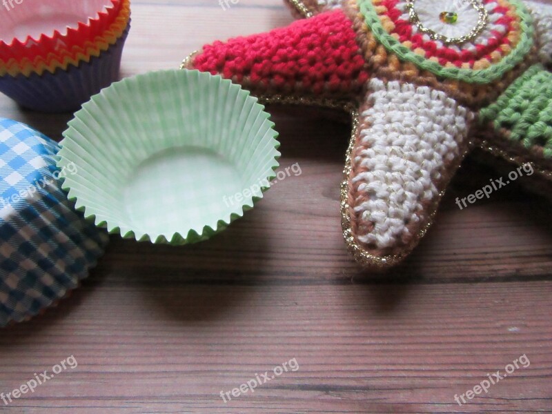 Baking Cake Flare Star Knitted