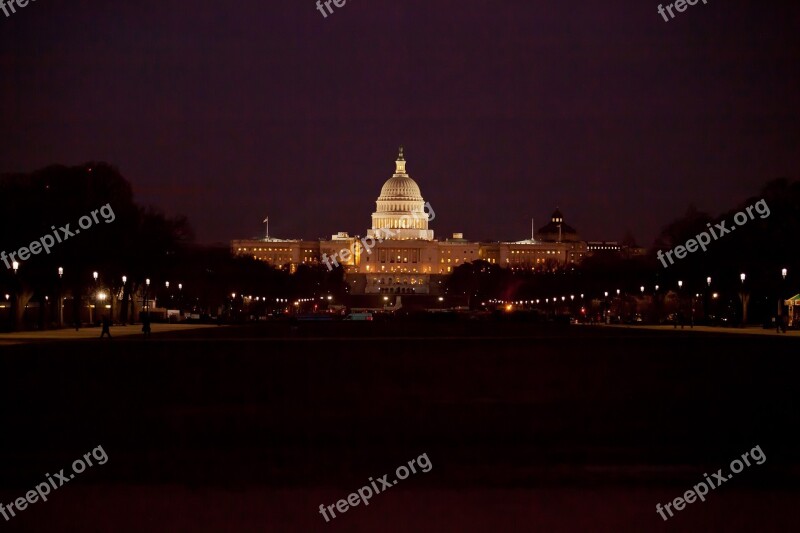 Capitol Washington Dc Government Building Legislature