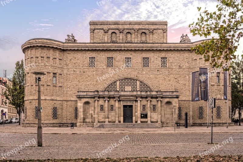 State Museum Of Prehistory Hall Saale Saxony-anhalt Architecture