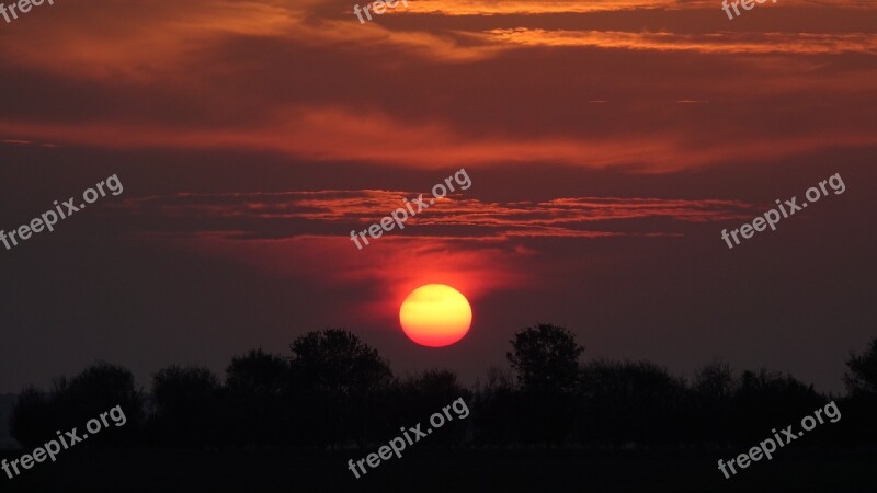 Sunset 19 30 West France Vendée Free Photos