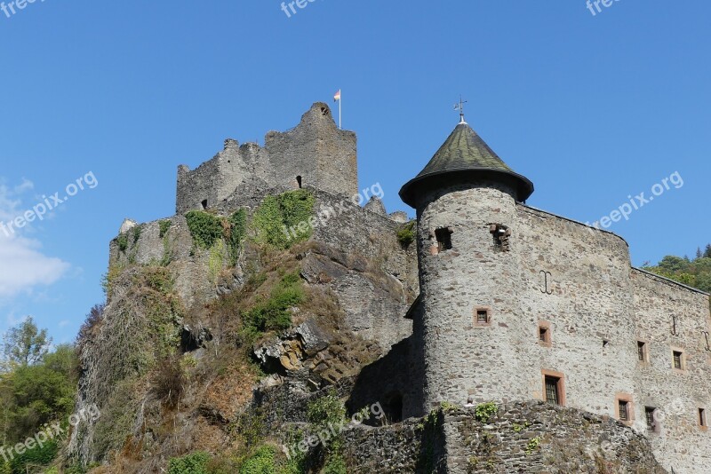 Castle Eifel Manderscheid Low Castle Middle Ages