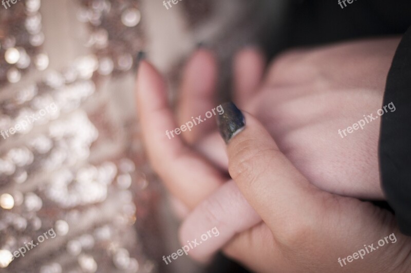 Holding Hands Prom Homecoming Couple Love