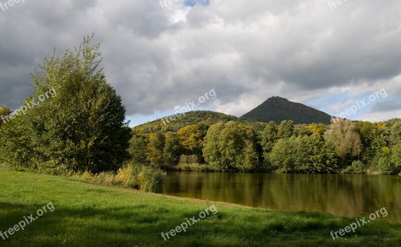 Autumn Pond Tree Landscape Edge Of The Pond