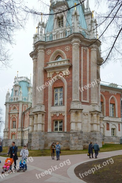 Tsaritsyno Catherine Palace Gothic Castle Palace Castle