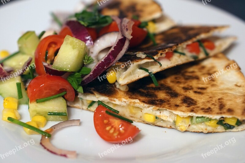 Quesadilla Mexican Healthy Delicious Corn Bread