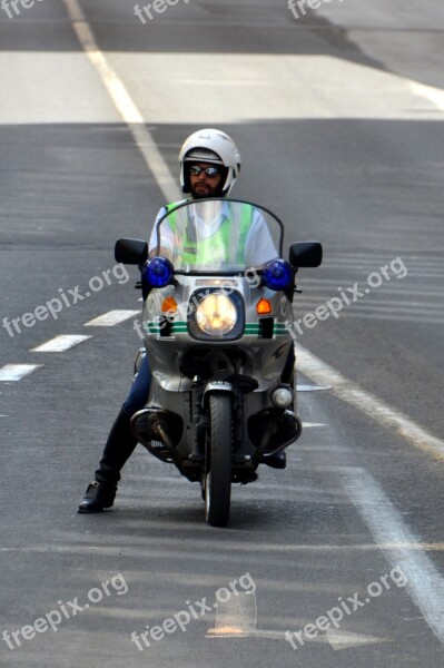 Police Motorcycle Two Wheeled Vehicle Control Bike