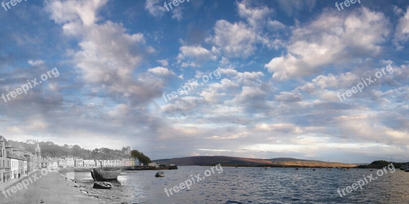 Scotland Tobermory Isle Of Mull Old Vintage