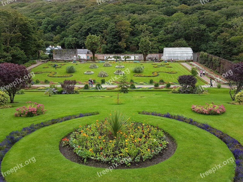 Victorian Walled Garden Kylemore Abbey Galway Ireland Free Photos