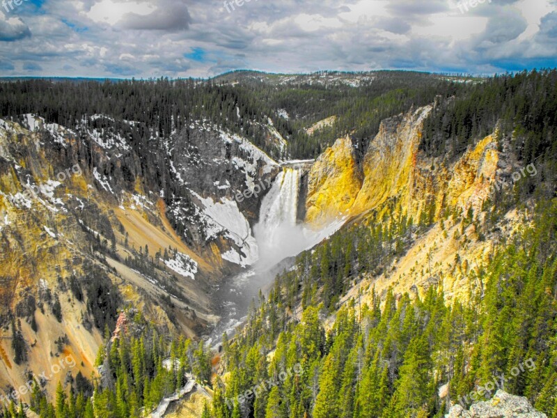 Old Geyser Water Park Geyser Yellowstone