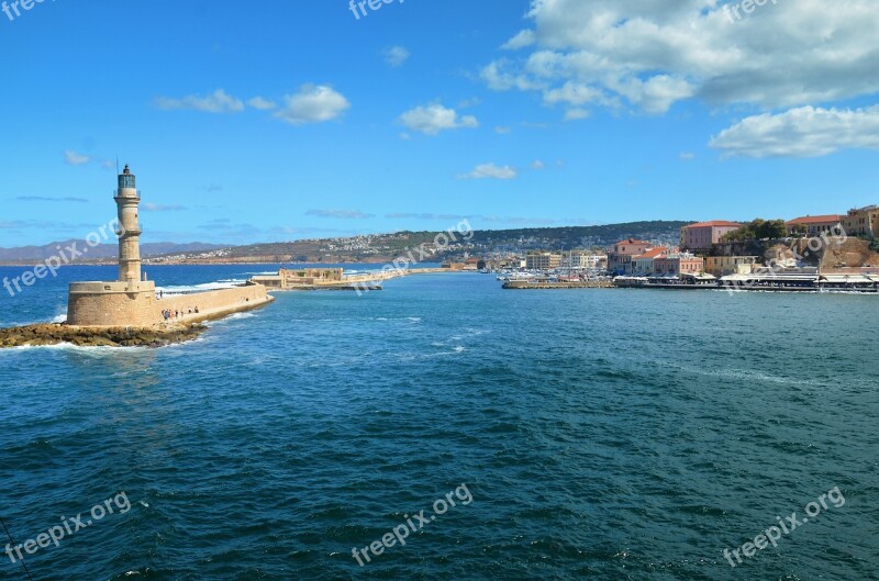 Greece Chania Crete Old Port