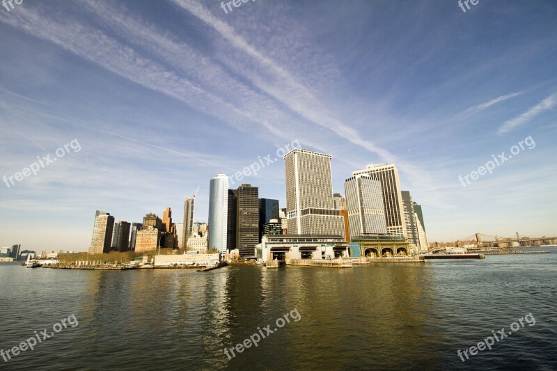 New York Ny Skyline City Usa