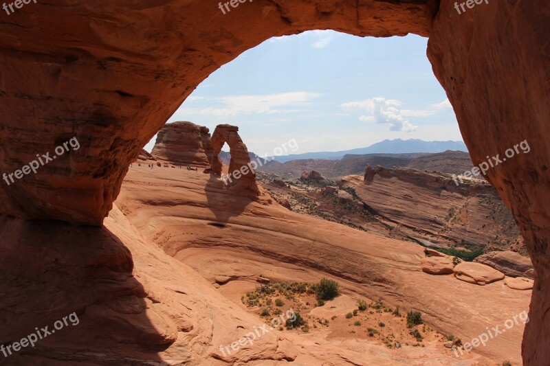 Delicate Arch Canyon Utah United States Landscape