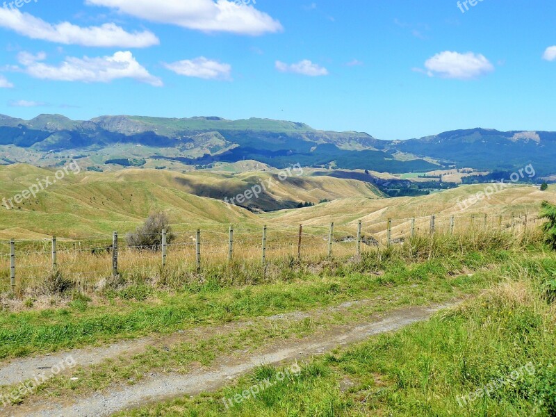 Landscape New Zealand Sky Travel Scenery