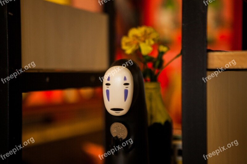 Spirited Away Faceless Man Decoration Chihiro Character