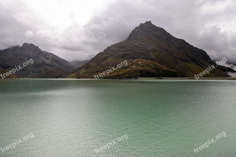 Silvrettasee Austria Voralberg Montafon Reservoir