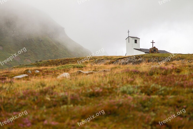 Church Austria Voralberg Montafon Mountains